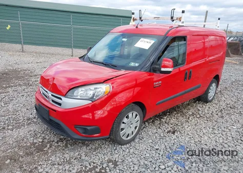 2016 Ram Promaster City Tradesman Slt из США, поврежденный, VIN ZFBERFBT2G6B23494